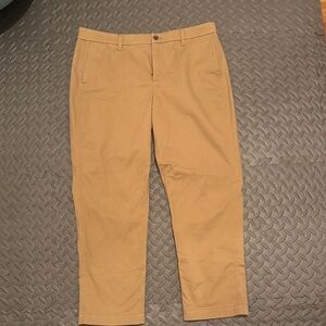 J. Crew Women's Tan High Rise Girlfriend Pants